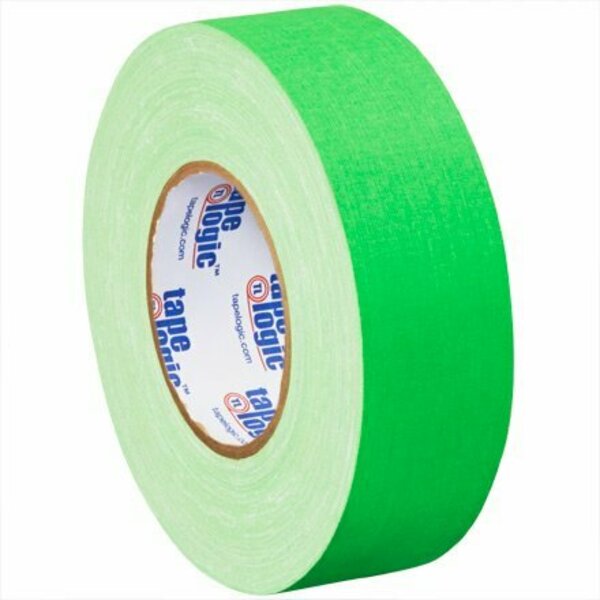 Bsc Preferred 2'' x 50 yds. Fluorescent Green Tape Logic 11 Mil Gaffers Tape, 24PK S-12208FG